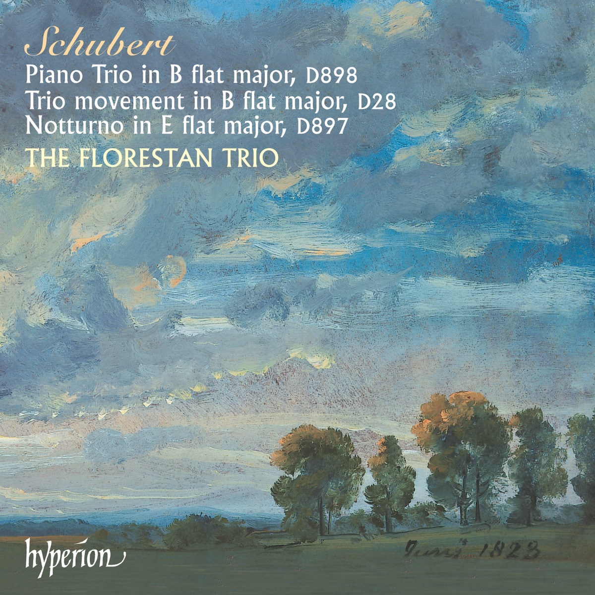 Schubert: Piano Trio D. 898 by The Florestan Trio album cover