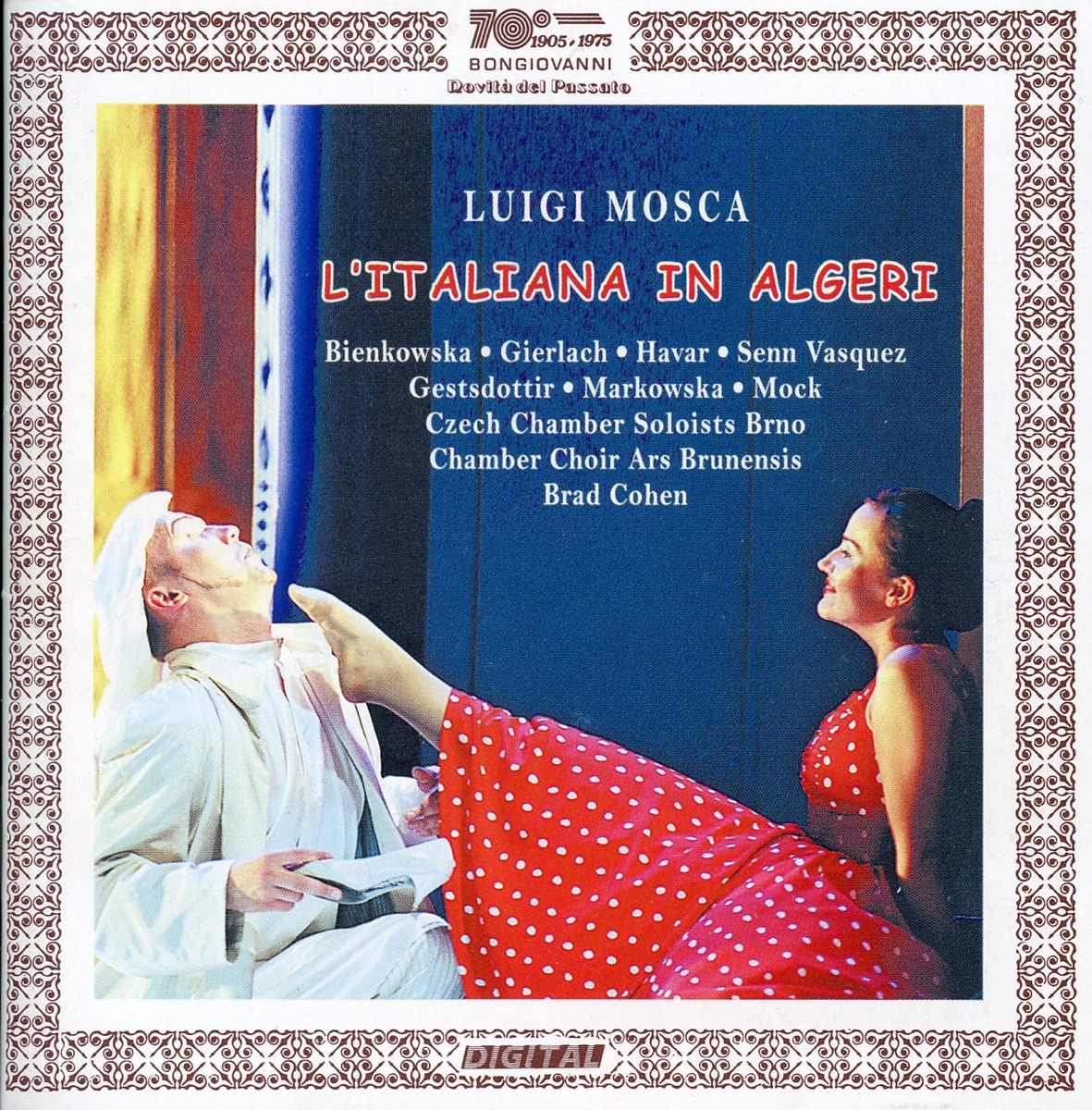 Rossini: L'Italiana in Algeri by Czech Chamber Soloists, Brno & Brad Cohen album cover