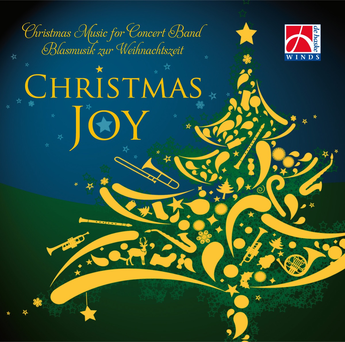 Christmas Joy by The Northern Winds, Jan de Haan & The Midwest Winds album cover