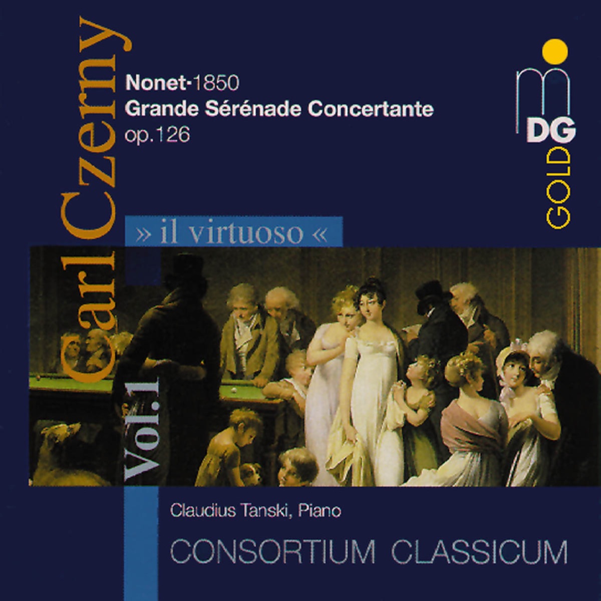 Czerny: Nonet & Grande sérénade concertante, Op. 126 by Consortium Classicum & Claudius Tanski album cover