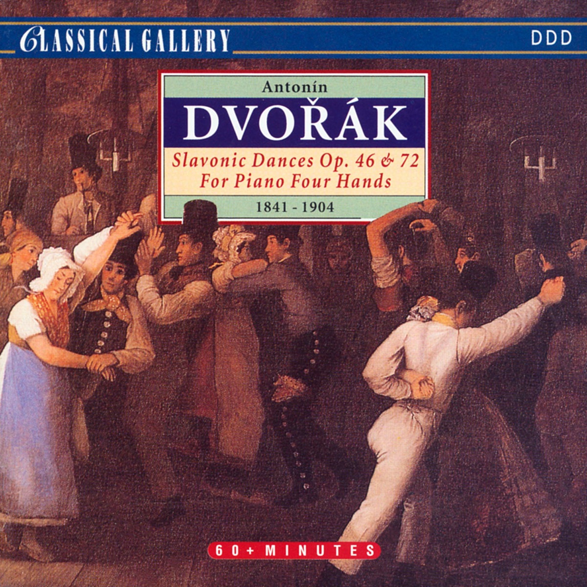 Dvořák: Slavonic Dances, Op. 46 & 72 by Peter Toperczer & Marian Lapansky album cover