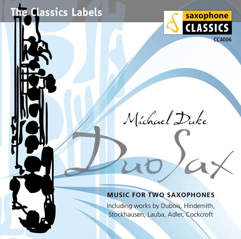 Duo Sax by Michael Duke album cover
