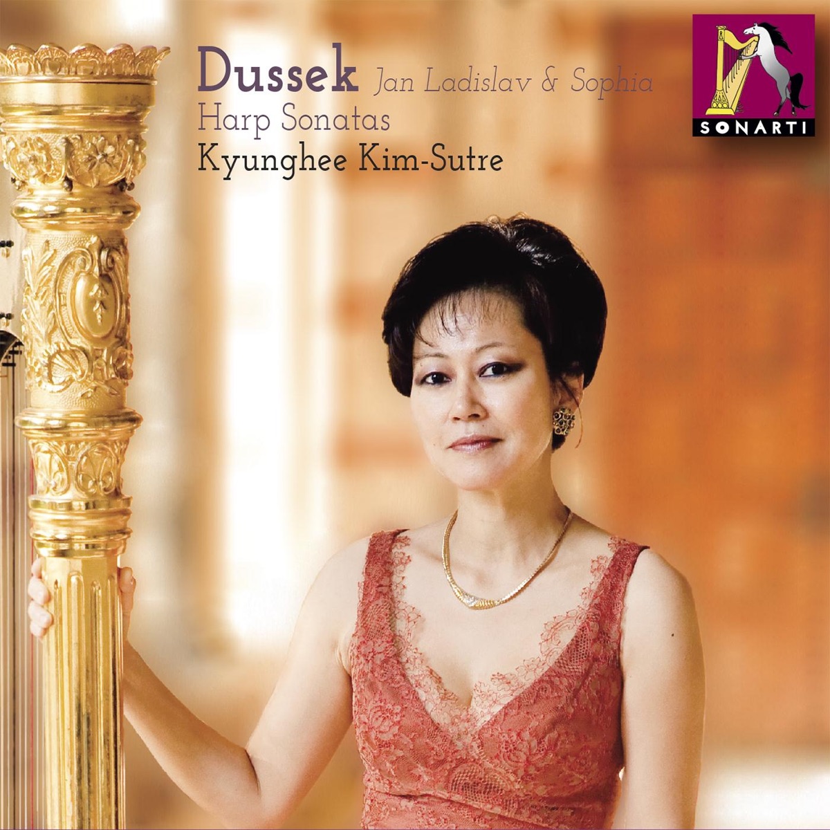 Dussek Jan Ladislav & Sophia: Harp Sonatas by Kyunghee Kim-Sutre album cover