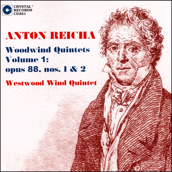 Woodwind Quintets Volume 1: Opus 88, Nos. 1 & 2 by Westwood Wind Quintet, John Barcellona, Peter Christ, Eugene Zoro, Calvin Smith & Patricia Nelson album cover