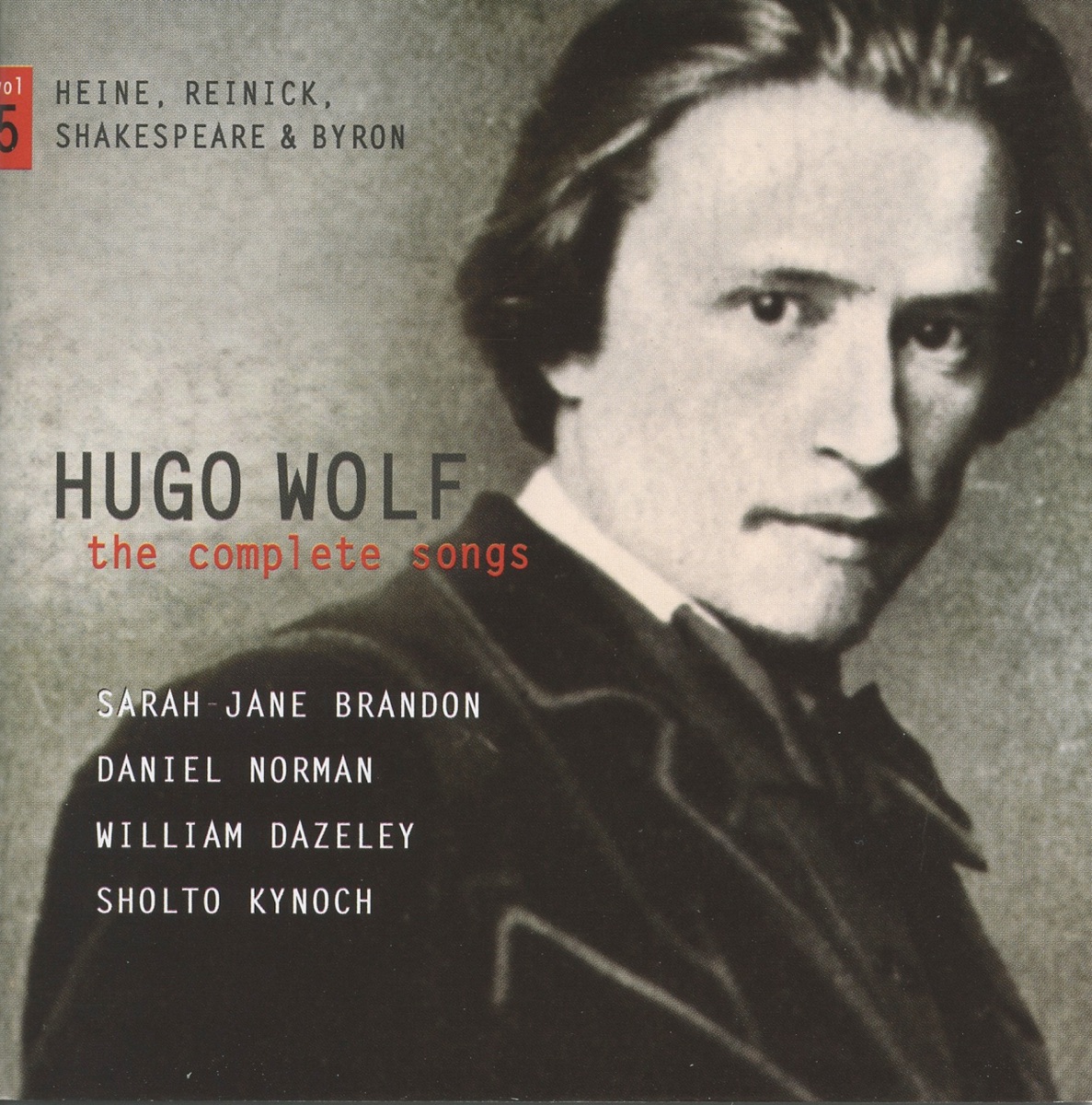 Wolf: The Complete Songs, Vol. 5 by Sholto Kynoch, Daniel Norman, William Dazeley & Sarah-Jane Brandon album cover