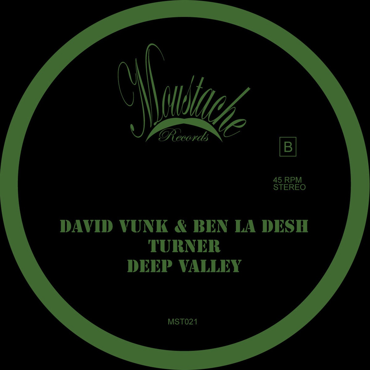 Turner / Deep Valley - Single by David Vunk & Ben La Desh album cover