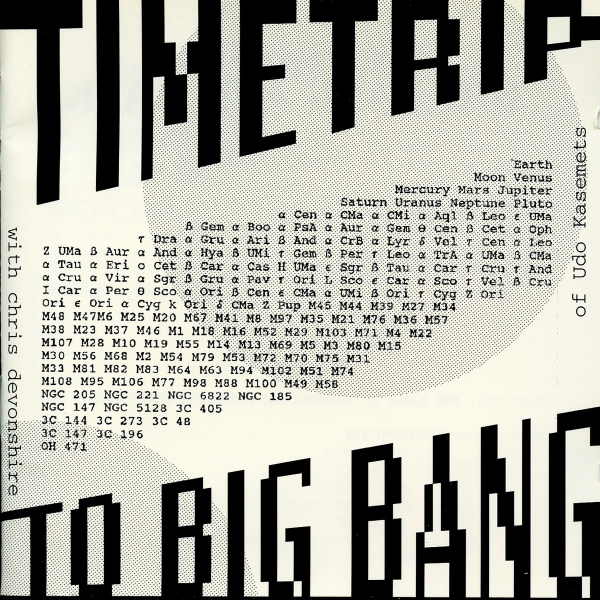 Kasemets: Timetrip to Big Bang and Back by Chris Devonshire, Richard Sacks, Susan Layard, Adele Armin & Marc Sabat album cover