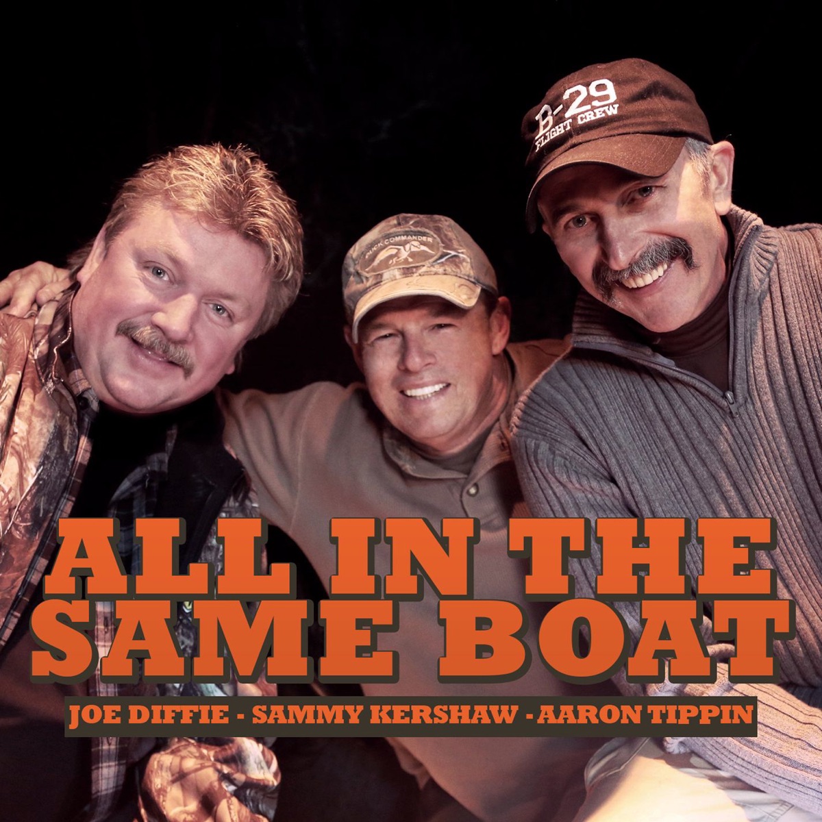 All In the Same Boat by Joe Diffie, Sammy Kershaw & Aaron Tippin album cover