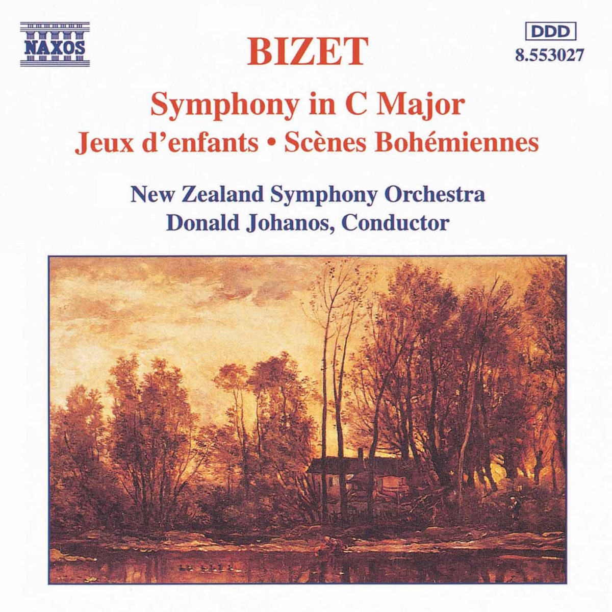 Bizet: Symphony in C Major, Jeux d'enfants by Donald Johanos & New Zealand Symphony Orchestra album cover