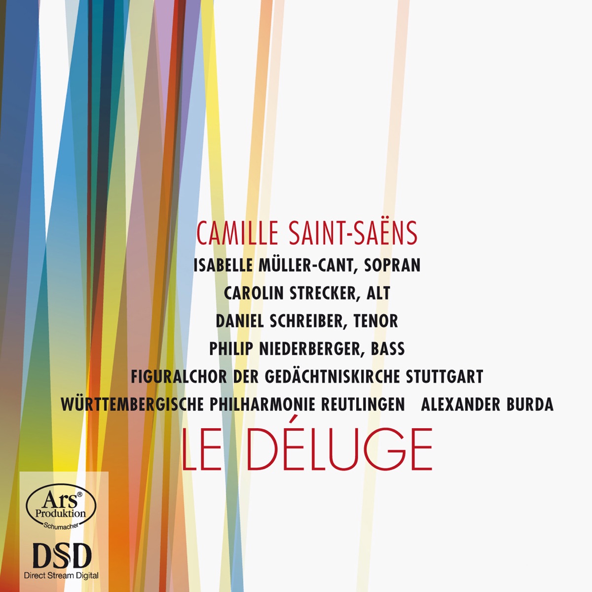 Saint-Saens: Le Déluge by Ola Rudner, Württembergische Philharmonie Reutlingen & Stuttgart Figuralchor der Gedachtniskirche album cover