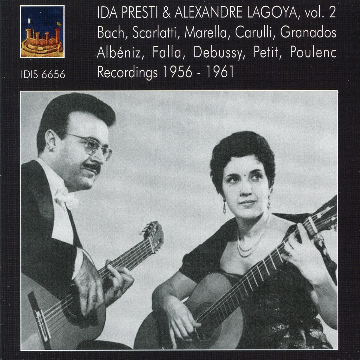 Ida Presti & Alexandre Lagoya, Vol. 2: Recordings 1956-1961 by Ida Presti & Alexandre Lagoya album cover
