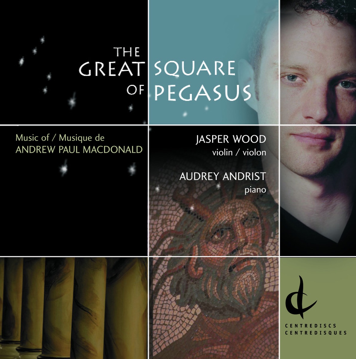 Macdonald, A.: Great Square of Pegasus (The) - Violin Sonata No. 3, "On the Wine-Dark Sea" - Nausikaa - Kassandra's Tears by Jasper Wood & Audrey Andrist album cover