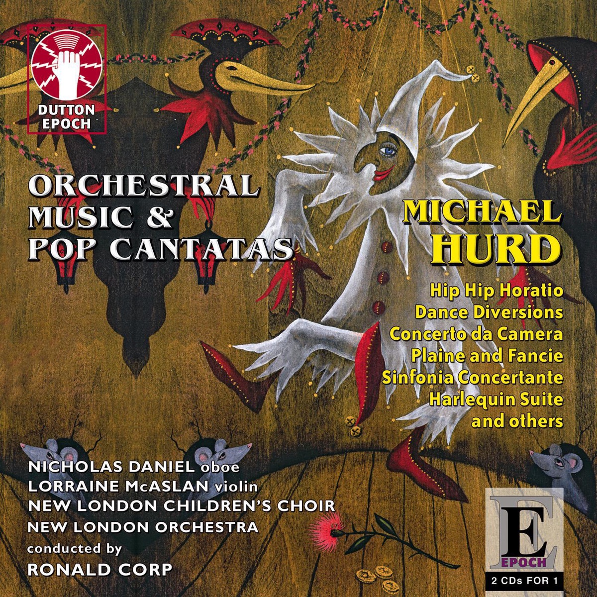 M. Hurd: Orchestral Music & Pop Cantatas by Michael Hurd, New London Orchestra & New London Children's Choir album cover