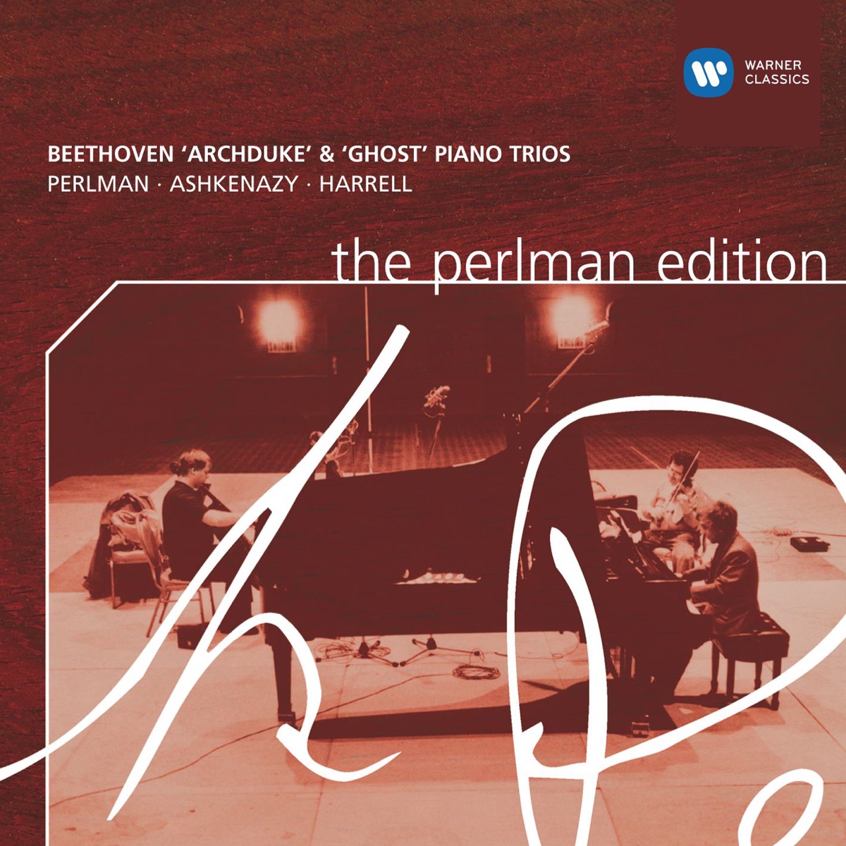 Beethoven: Piano Trios - "Archduke" & "Ghost" by Itzhak Perlman, Lynn Harrell & Vladimir Ashkenazy album cover