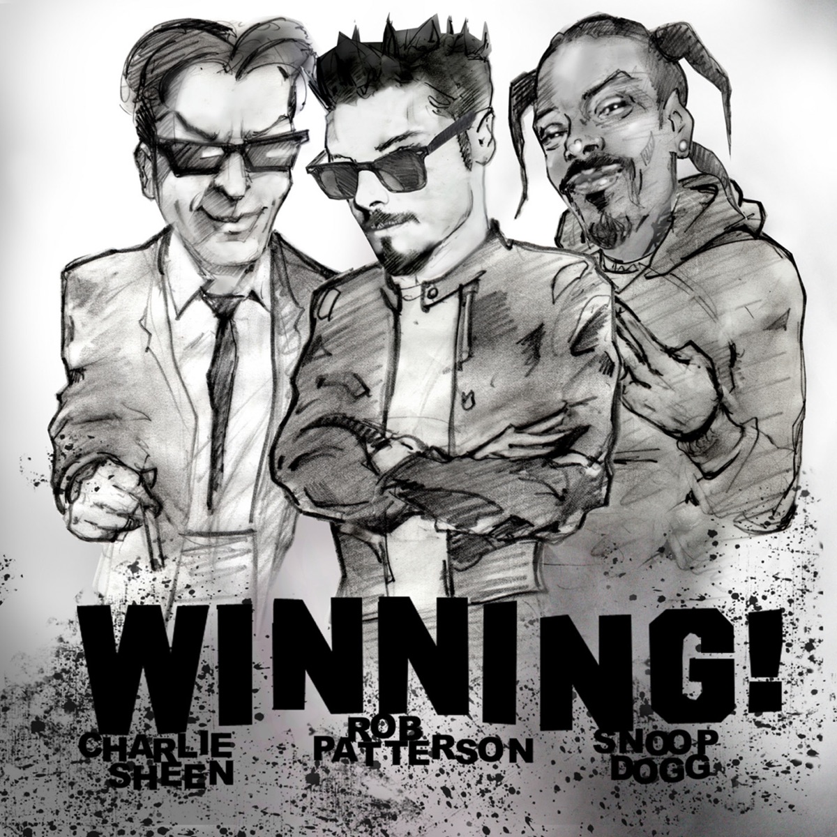 Winning (feat. Charlie Sheen) - Single by Rob Patterson & Snoop Dogg album cover