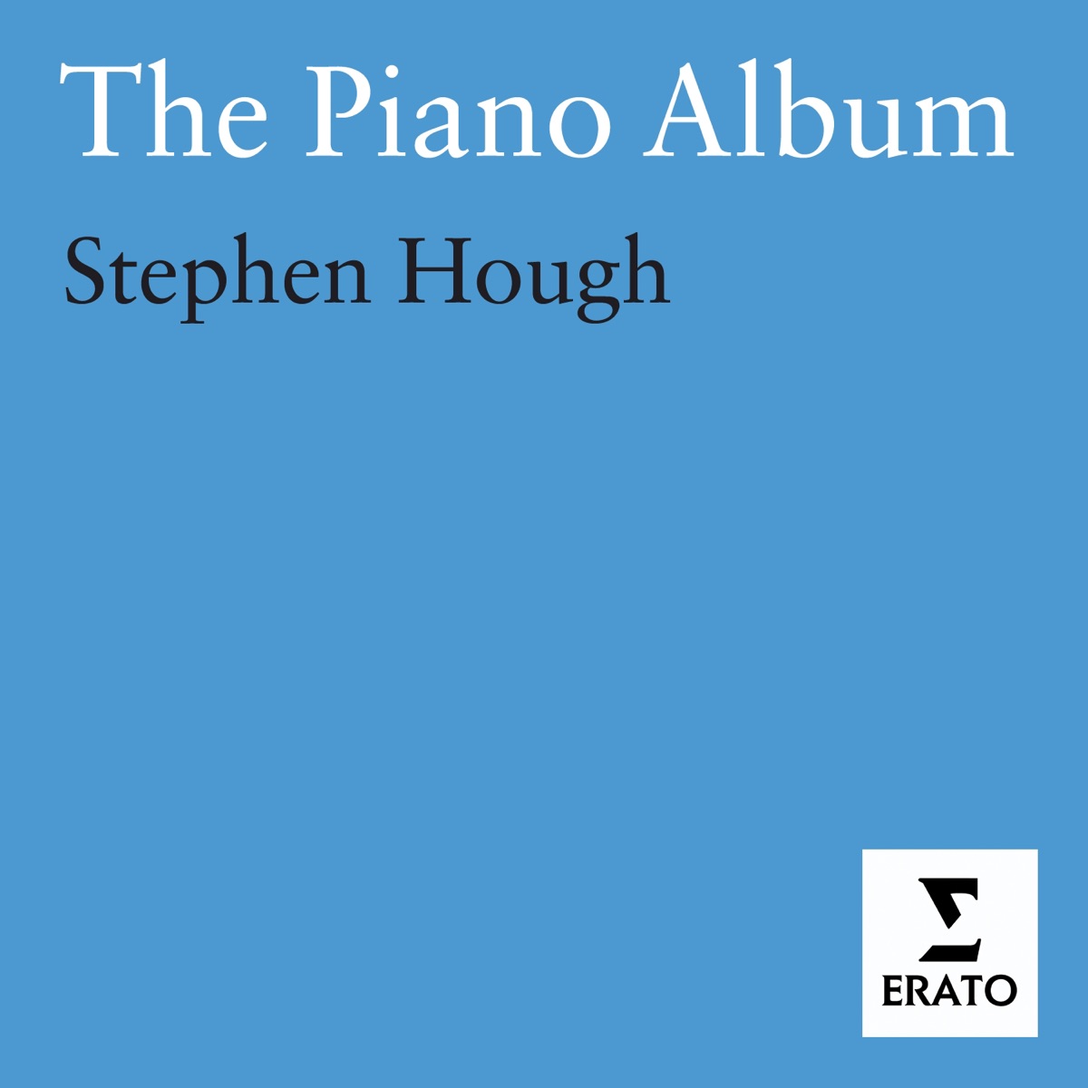 The Piano Album by Stephen Hough album cover