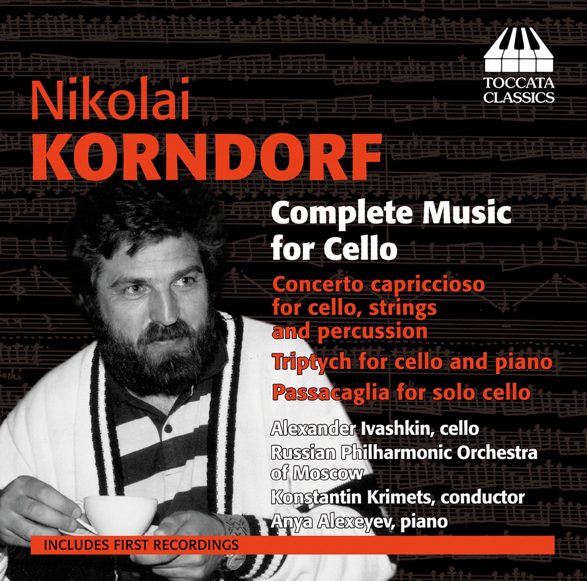 Korndorf: Complete Music for Cello by Russian Philharmonic Orchestra, Konstantin Krimetz, Alexander Ivashkin & Anya Alexeyev album cover