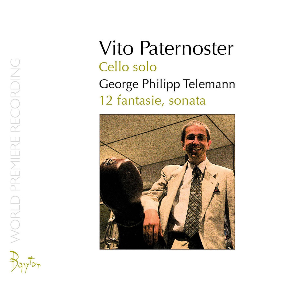 George Philipp Telemann 12 Fantasie, Sonata by Vito Paternoster album cover