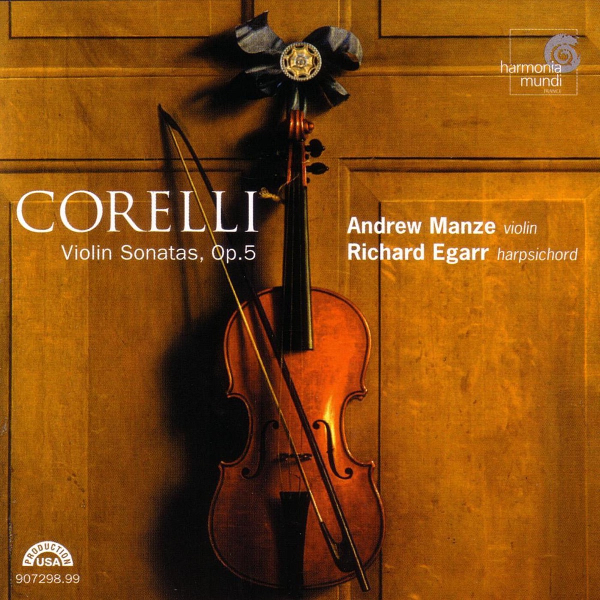 Corelli: Violin Sonatas, Op. 5 by Andrew Manze & Richard Egarr album cover
