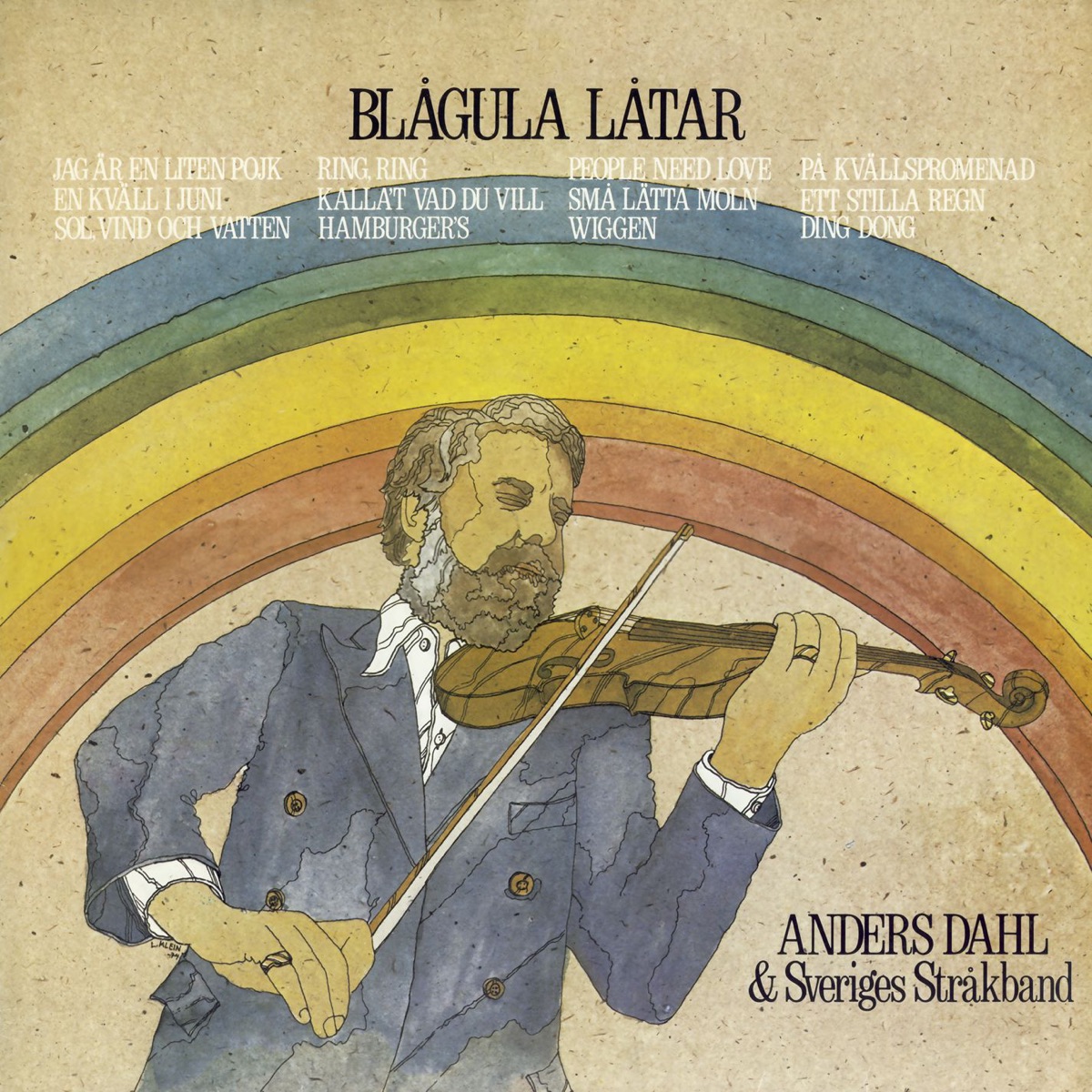Blågula Låtar by Anders Dahl album cover