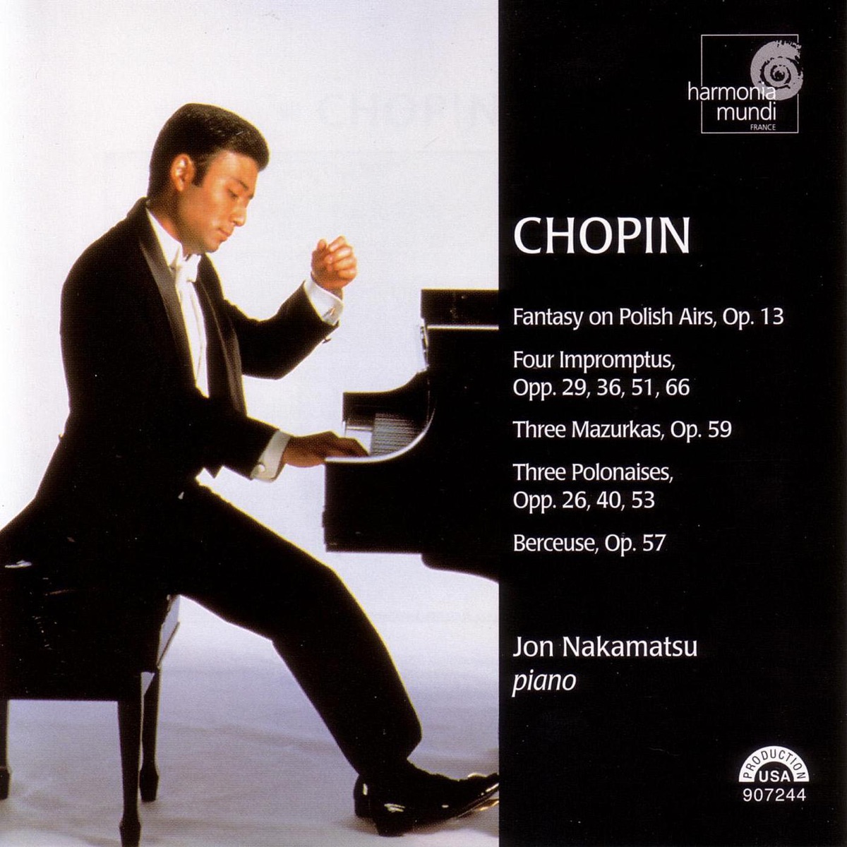 Chopin: Selected Works by Jon Nakamatsu album cover