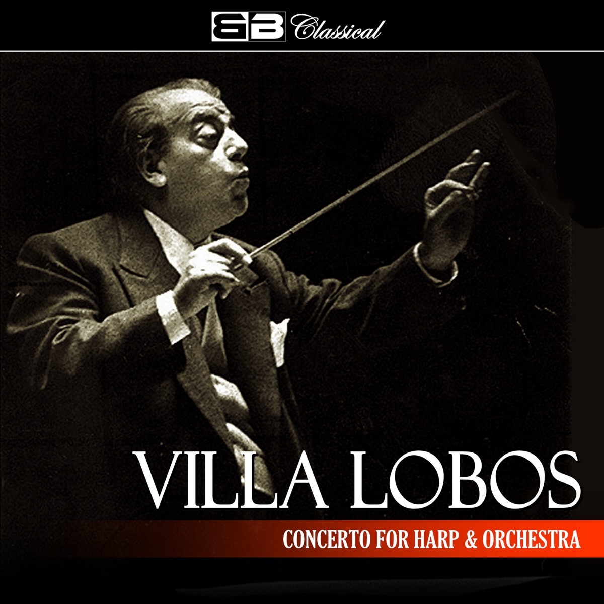 Villa Lobos Concerto for Harp & Orchestra (Single) by Alexander Lazarev album cover