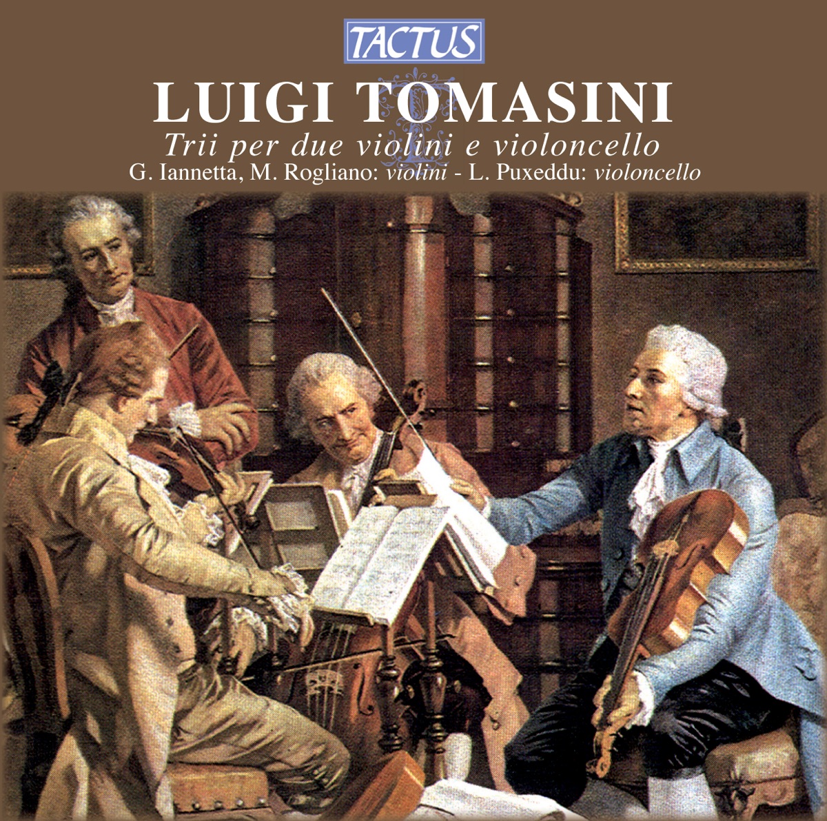 Tomasini: Trii per due violini e violoncello by Gianfranco Iannetta album cover