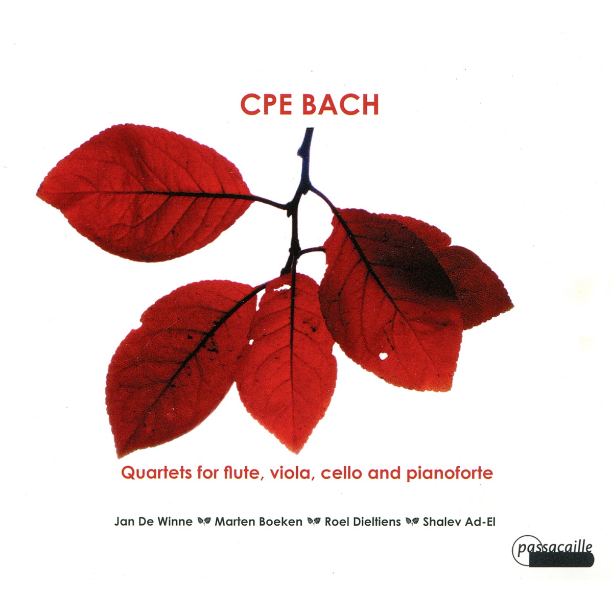 Quartets for Flute, Viola, Cello and Pianoforte by Jan De Winne, Marten Boeken, Roel Dieltiens & Shalev Ad El album cover