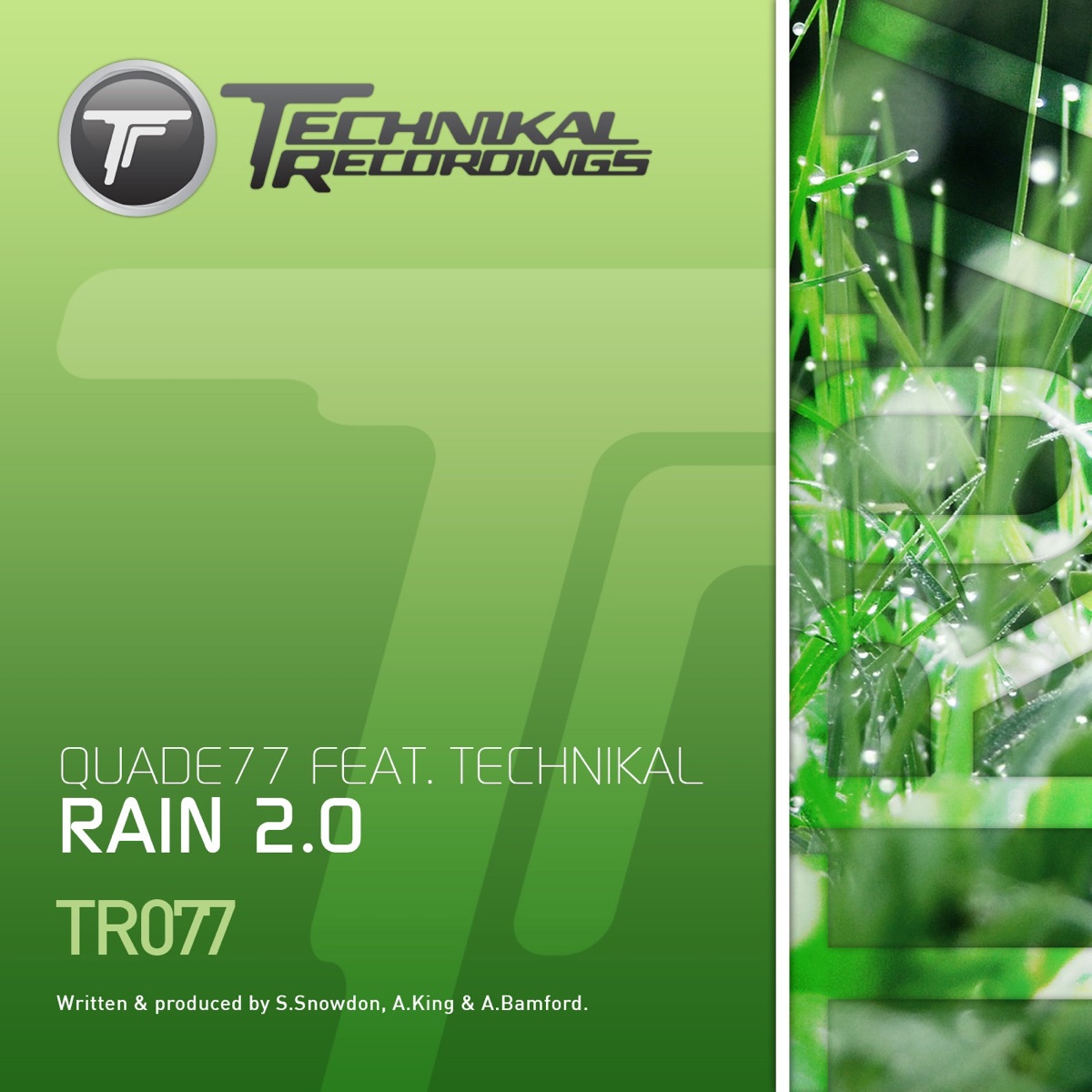 Rain 2.0 (feat. Technikal) - Single by Quade77 album cover