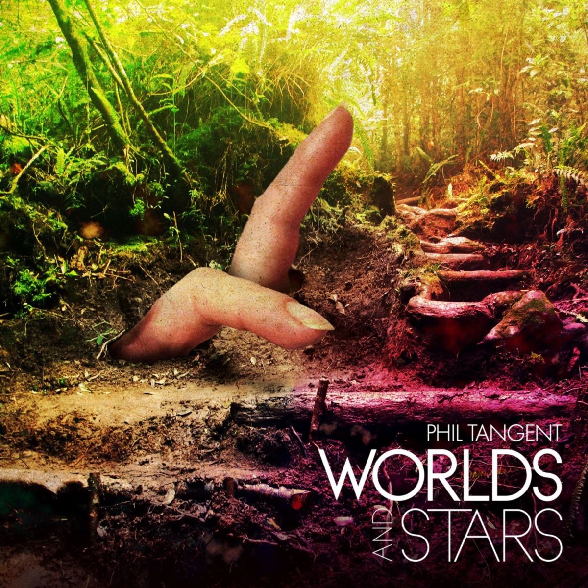 Worlds and Stars - Single by Phil Tangent album cover
