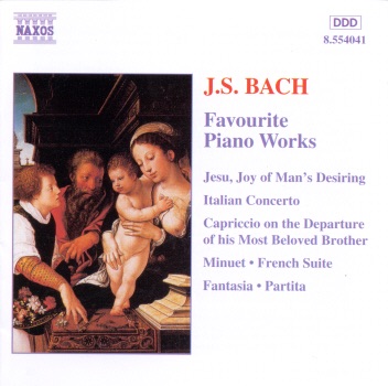 J. S. Bach: Favourite Piano Works by János Sebestyén album cover