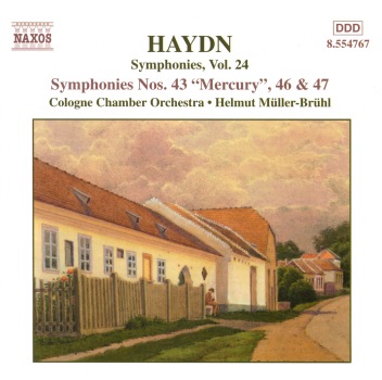 Haydn: Symphonies, Vol. 24 by Helmut Müller-Brühl & Cologne Chamber Orchestra album cover