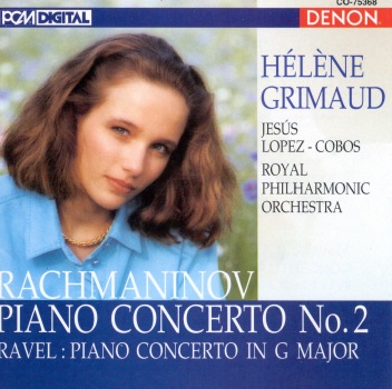 Rachmaninov: Piano Concerto No. 2 by Hélène Grimaud, Jesús López-Cobos & Royal Philharmonic Orchestra album cover