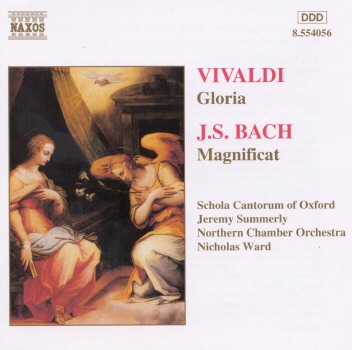 Vivaldi: Gloria & Bach: Magnificat by Jeremy Summerly, Nicholas Ward, Northern Chamber Orchestra & Schola Cantorum Of Oxford album cover