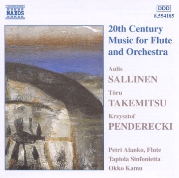20th Century Music for Flute and Orchestra by Tapiola Sinfonietta, Petri Alanko & Okko Kamu album cover