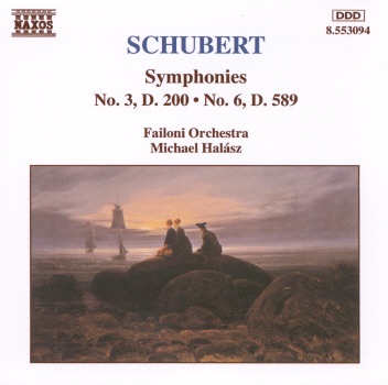 Schubert: Symphonies Nos. 3 and 6 by Failoni Orchestra, Budapest album cover