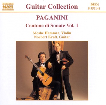 Paganini: Centone di sonate, Vol. 1 by Moshe Hammer & Norbert Kraft album cover