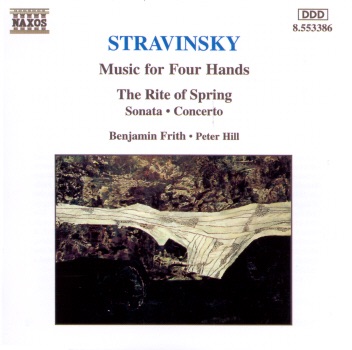 Stravinsky: Music for Four Hands by Benjamin Frith & Peter Hill album cover