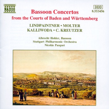 Bassoon Concertos from the Courts of Baden-Wurttemberg by Albrecht Holder & Stuttgart Philharmonic Orchestra album cover