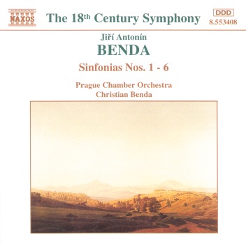 Benda: Sinfonias Nos. 1-6 by Christian Benda, Prague Chamber Orchestra & Karel Stadtherr album cover