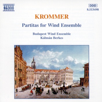 Krommer: Partitas for Wind Ensemble by Budapest Wind Ensemble & Kálmán Berkes album cover