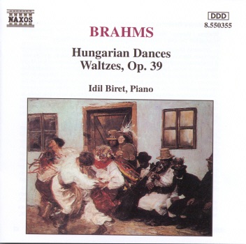 Brahms: Waltzes, Op. 39 & Hungarian Dances, WoO 1 by İdil Biret album cover
