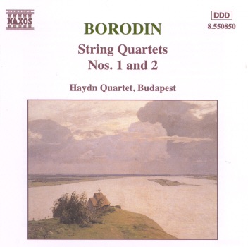 Borodin: String Quartets Nos. 1 and 2 by Haydn Quartet, Budapest album cover