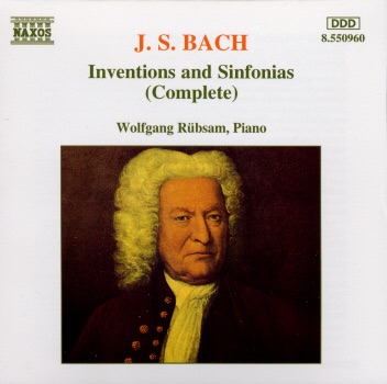Bach: Inventions and Sinfonias (Complete) by Wolfgang Rübsam album cover