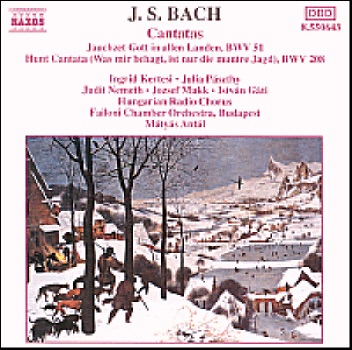 Bach: Cantatas BWV51 & BWV208 "Hunt Cantata" by Failoni Chamber Orchestra, Budapest, Hungarian Radio Choir & Judit Nemeth album cover