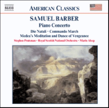 Barber: Piano Concerto, Die Natali, Medea's Meditation by Marin Alsop, Royal Scottish National Orchestra & Stephen Prutsman album cover
