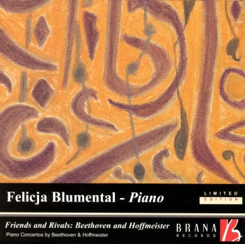 Friends and Rivals: Beethoven and Hoffmeister by Felicja Blumental, Robert Wagner & Vienna Philharmonic album cover