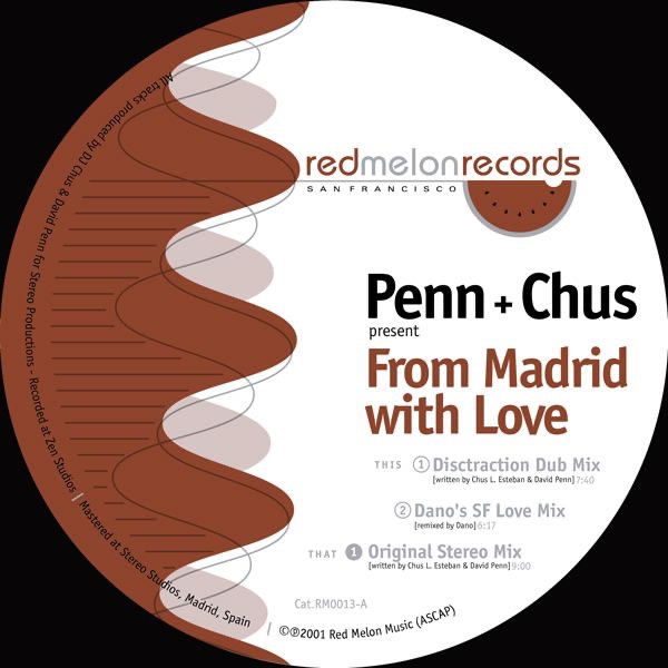 From Madrid With Love - Single by David Penn & DJ Chus album cover