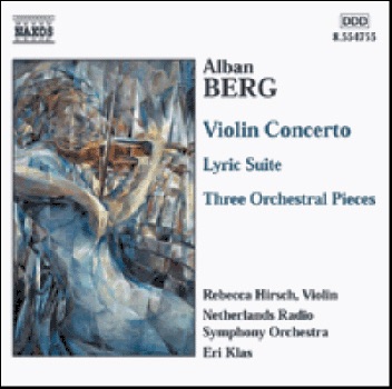 Berg: Violin Concerto by Rebecca Hirsch album cover