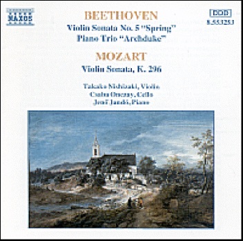 Beethoven, Mozart: Violin Sonatas; Piano Trio by Csaba Onczay, Jenő Jandó & Takako Nishizaki album cover